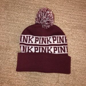 PINK beanie